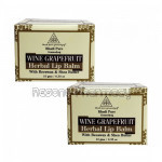 Khadi Pure Herbal Wine Grape Fruit Lip Balm   10G (Set Of 2)