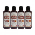 Khadi Pure Herbal Sandalwood and Honey Face Wash Sls Paraben Free   210Ml (Set Of 4)