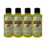Khadi Pure Herbal Sandal and Turmeric Body Wash   210Ml (Set Of 4)