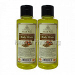 Khadi Pure Herbal Sandal and Turmeric Body Wash   210Ml (Set Of 2)