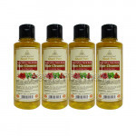 Khadi Pure Herbal Saffron, Tulsi and Reetha Hair Cleanser   210Ml (Set Of 4)