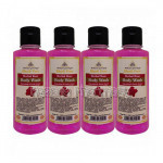 Khadi Pure Herbal Rose Body Wash   210Ml (Set Of 4)