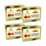 Khadi Pure Herbal Rose and Honey With Rose Petals Soap With Sheabutter   125G (Set Of 4)