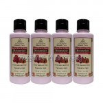 Khadi Pure Herbal Rose and Honey Moisturizer With Sheabutter Sls Paraben Free   210Ml (Set Of 4)