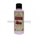 Khadi Pure Herbal Rose and Honey Moisturizer With Sheabutter Sls Paraben Free   210Ml
