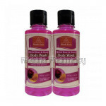 Khadi Pure Herbal Rose and Honey Body Wash   210Ml. (Set Of 2)