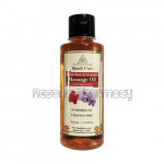Khadi Pure Herbal Rose and Geranium Massage Oil Paraffin Mineral Oil Free   210Ml