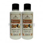 Khadi Pure Herbal Peach and Avocado Moisturizer With Sheabutter Sls Paraben Free   210Ml (Set Of 2)