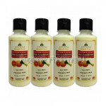 Khadi Pure Herbal Orange and Lemongrass Hair Conditioner Sls Paraben Free   210Ml (Set Of 4)