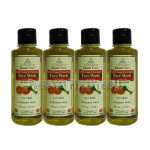 Khadi Pure Herbal Orange and Lemongrass Face Wash Sls Paraben Free   210Ml (Set Of 4)