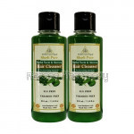 Khadi Pure Herbal Neem and Aloevera Hair Cleanser Sls Paraben Free   210Ml (Set Of 2)