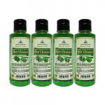 Khadi Pure Herbal Neem and Aloevera Hair Cleanser   210Ml (Set Of 4)