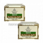 Khadi Pure Herbal Mint Lip Balm   10G (Set Of 2)