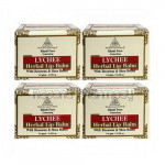 Khadi Pure Herbal Lychee Lip Balm   10G (Set Of 4)