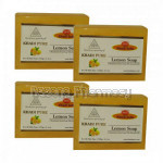 Khadi Pure Herbal Lemon Soap   125G (Set Of 4)