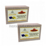 Khadi Pure Herbal Lavender and Ylang Ylang With Lavender Flowers Soap With Sheabutter   125G (Set Of 2)