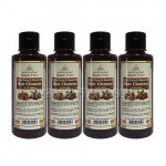 Khadi Pure Herbal Honey and Almond Oil Hair Cleanser   210Ml (Set Of 4)