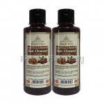 Khadi Pure Herbal Honey and Almond Oil Hair Cleanser   210Ml (Set Of 2)