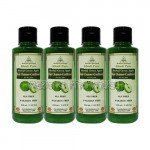 Khadi Pure Herbal Green Apple Hair Cleanser Plus Conditioner Sls Paraben Free   210Ml (Set Of 4)