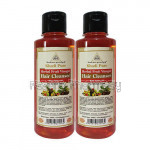 Khadi Pure Herbal Fruit Vinegar Hair Cleanser With Jojoba Oil   210Ml (Set Of 2)