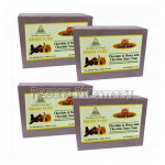 Khadi Pure Herbal Chocolate and Honey With Chocolate Sauce Soap With Sheabutter   125G (Set Of 4)
