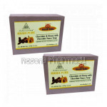 Khadi Pure Herbal Chocolate and Honey With Chocolate Sauce Soap With Sheabutter   125G (Set Of 2)