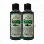 Khadi Pure Herbal Ayurvedic 18 Herbs Hair Oil   210Ml (Set Of 2)