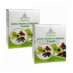 Khadi Pure Herbal Amla, Reetha and Shikakai Powder   80G (Set Of 2)