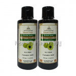 Khadi Pure Herbal Amla Hair Cleanser Plus Conditioner Sls Paraben Free   210Ml (Set Of 2)
