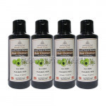 Khadi Pure Herbal Amla and Bhringraj Hair Cleanser Sls Paraben Free   210Ml (Set Of 4)