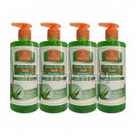 Khadi Pure Herbal Aloevera Gel With Liquorice and Cucumber Extracts   500G (Set Of 4)