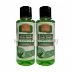 Khadi Pure Herbal Aloevera Body Wash Sls Paraben Free   210Ml (Set Of 2)