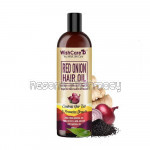 Red Onion Hair Oil   Controls Hairfall and Promotes Growth   With Ginger Oil, Black Seed Oil, Vit E Oil, Argan Oil and Hibiscus Oil
