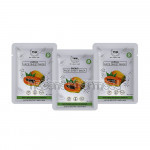 Papaya Face Sheet Mask For Moisturized And Firm Skin (Paraben Free) Pack Of 3