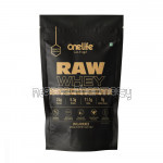Onelife Raw Whey: 1Kg Pure Imported Whey Protein Concentrate 80%, Unflavoured, For Muscle Strength and Recovery