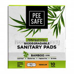 Ultra Thin 100% Organic Cotton Biodegradable Sanitary Pads   Regular (Pack Of 10)