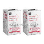 Sheneed Feminine Intimate Wipes 100% Biodegradable, Ph Balanced, Uti Protected Wipes For Women, With Chamomile Flower Extract and Vitamin E Oil – (25 Wipes) (Pack Of 2)