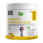 Sheneed Plant Based Postnatal Multivitamin Drink With Fenugreek Extract, Fennel, Folic Acid, And Calcium For Hormonal Balance, Lactation Support and Postpartum Recovery For Women  300Gm