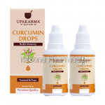Upakarma Curcumin Drops 30Ml – An Ayurvedic Herb To Boost Immunity and Strength – Pack Of 2