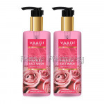 Pack Of 2 Insta Glow Pink Rose Face Wash With Aloe Vera Extract ( 2 X 250 Ml)