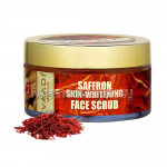 Saffron Skin Whitening Face Scrub   Walnut Scrub and Cinnamon Oil (50 Gms)